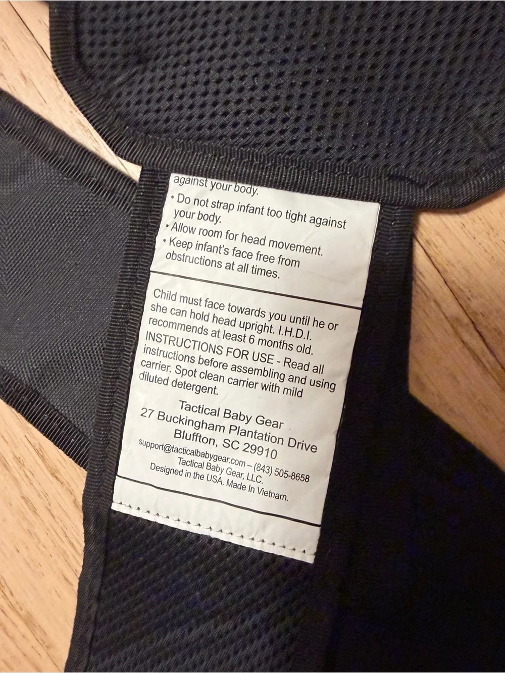 Tactical Baby Gear Black – Excellent Pre-Owned Condition